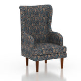 Manali Wing/Relax Sofa Chair With Wooden Legs - 1 Years Warranty