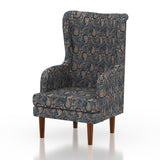 Manali Wing/Relax Sofa Chair With Wooden Legs - 1 Years Warranty