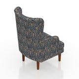 Manali Wing/Relax Sofa Chair With Wooden Legs - 1 Years Warranty