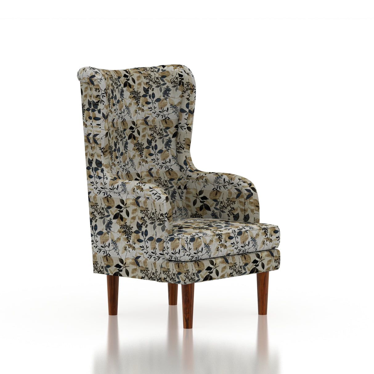 Goa Wing/Relax Sofa Chair With Wooden Legs - 1 Years Warranty