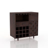Raj Solid Sheesham Wood Bar Cabinet - 3 Year Warrranty