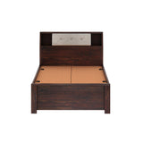 Marine Solid Sheesham Wood 4 Feet Bed With Box Storage(BIG HEADREST)- 1 Year Warranty