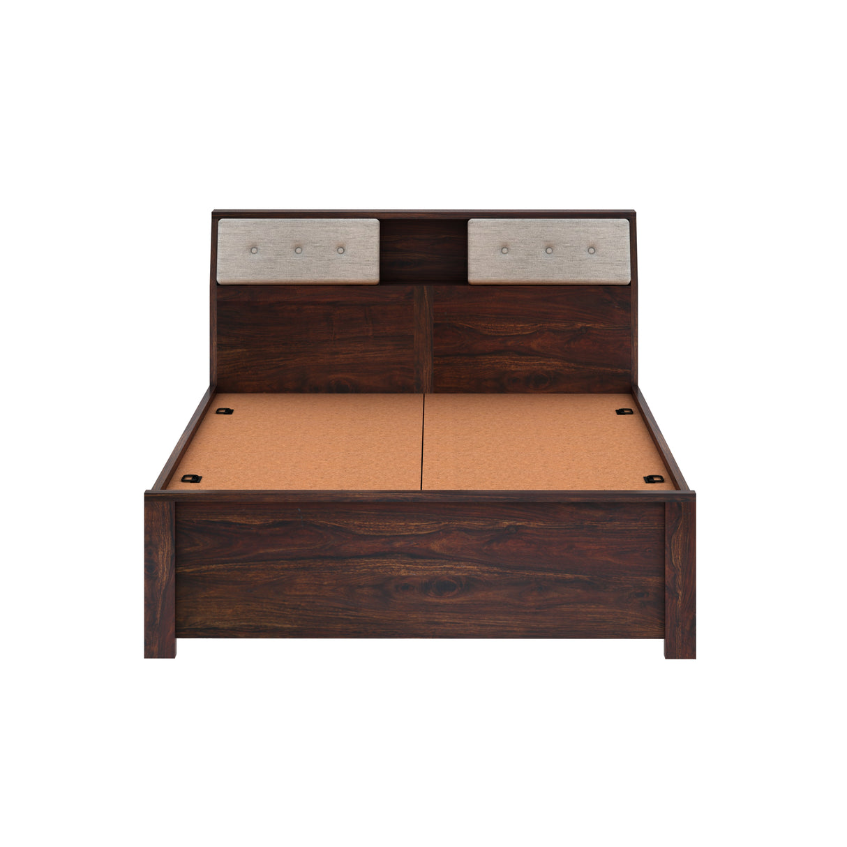 Marine Solid Sheesham Wood Bed With Box Storage(BIG HEADREST)- 1 Year Warranty