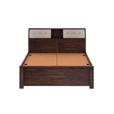 Marine Solid Sheesham Wood Bed With Box Storage(BIG HEADREST)- 1 Year Warranty