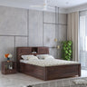 Maharaja Groove Solid Sheesham Wood Bed With Box Storage - 3 years Warranty