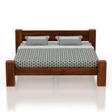 BOLT Solid Sheesham Wood Bed Without Storage - 3 Years Warranty