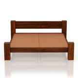 BOLT Solid Sheesham Wood Bed Without Storage - 3 Years Warranty
