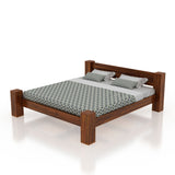 BOLT Solid Sheesham Wood Bed Without Storage - 3 Years Warranty