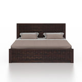 LUXOR Solid Sheesham Wood Box Storage Bed - 3 Years Warranty