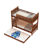 Swift Solid Sheesham Wood Bunk Bed With Ladder & Trundle Bed - 3 years Warranty