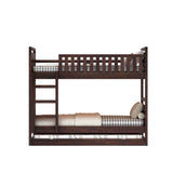 Swift Solid Sheesham Wood Bunk Bed With Ladder & Trundle Bed - 3 years Warranty