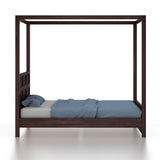 Akon Solid Sheesham Wood Poster Bed - 3 Years Warranty