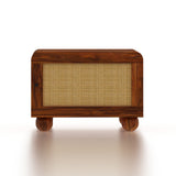Naptune Solid Sheesham Wood Bedside Table - 3 Years Warranty