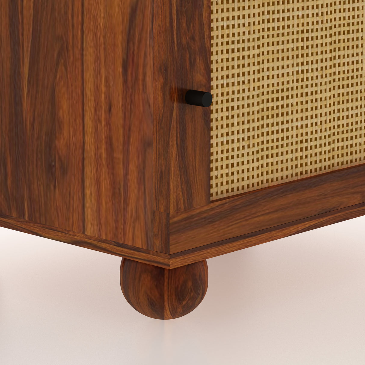 Naptune Solid Sheesham Wood Bedside Table - 3 Years Warranty