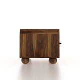 Naptune Solid Sheesham Wood Bedside Table - 3 Years Warranty