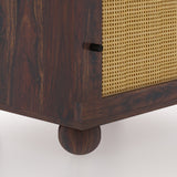 Naptune Solid Sheesham Wood Bedside Table - 3 Years Warranty