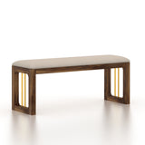 Edin Solid Sheesham Wood Dining Bench - 3 Years Warranty