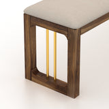 Edin Solid Sheesham Wood Dining Bench - 3 Years Warranty