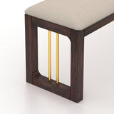 Edin Solid Sheesham Wood Dining Bench - 3 Years Warranty