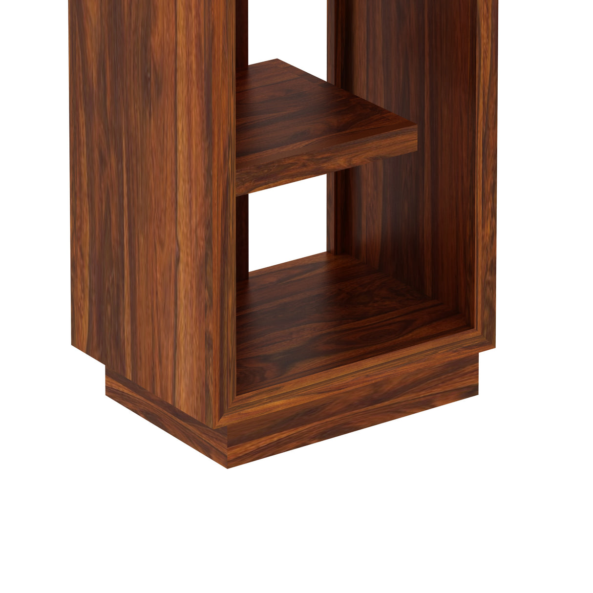 Mayor Solid Sheesham Wood Bookshelf - 3 Years Warranty