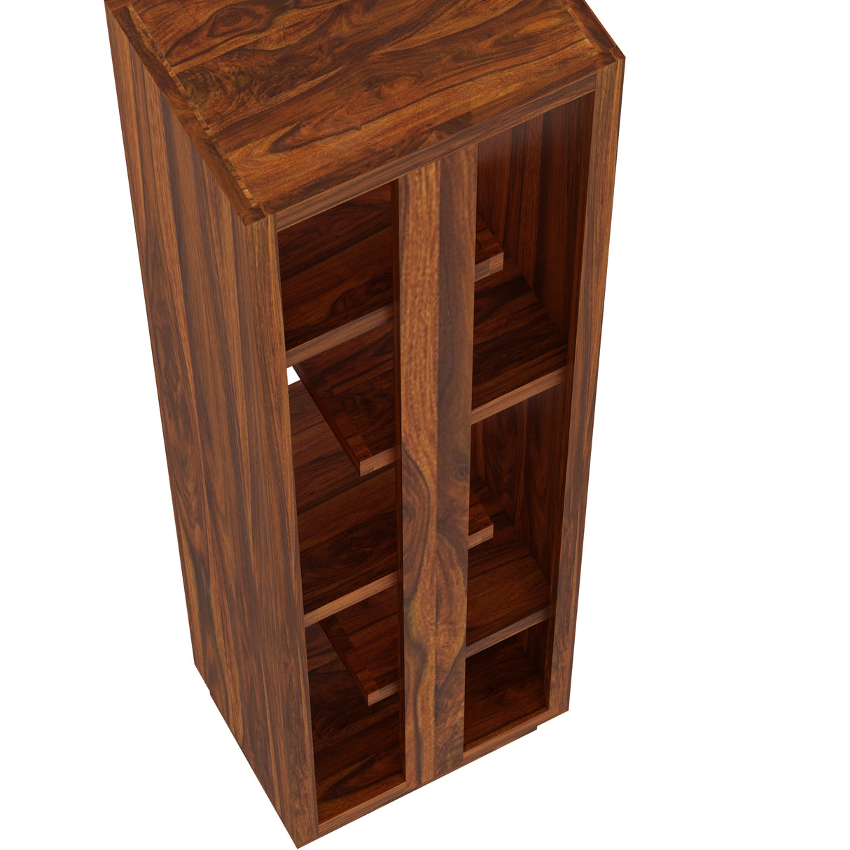 Mayor Solid Sheesham Wood Bookshelf - 3 Years Warranty