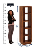 Mayor Solid Sheesham Wood Bookshelf - 3 Years Warranty
