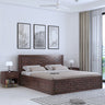 Italian Solid Sheesham Wood Bed with Box Storage FULL Headboard -  3 Years Warranty