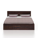 SKYLER Solid Sheesham Wood Box Storage Bed - 3 years Warranty