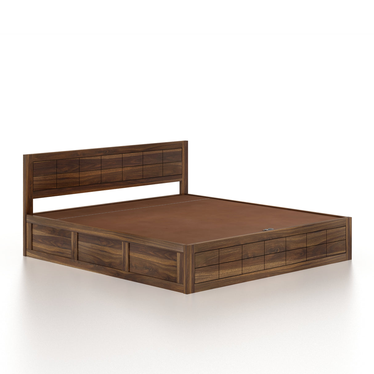 SKYLER Solid Sheesham Wood Hydraulic Storage Bed - 3 years Warranty