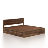 SKYLER Solid Sheesham Wood Hydraulic Storage Bed - 3 years Warranty