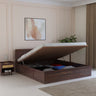 SKYLER Solid Sheesham Wood Hydraulic Storage Bed - 3 years Warranty