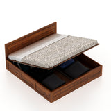 SKYLER Solid Sheesham Wood Hydraulic Storage Bed - 3 years Warranty