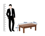 Armania Solid Sheesham Wood Coffee Table - 3 Years Warranty