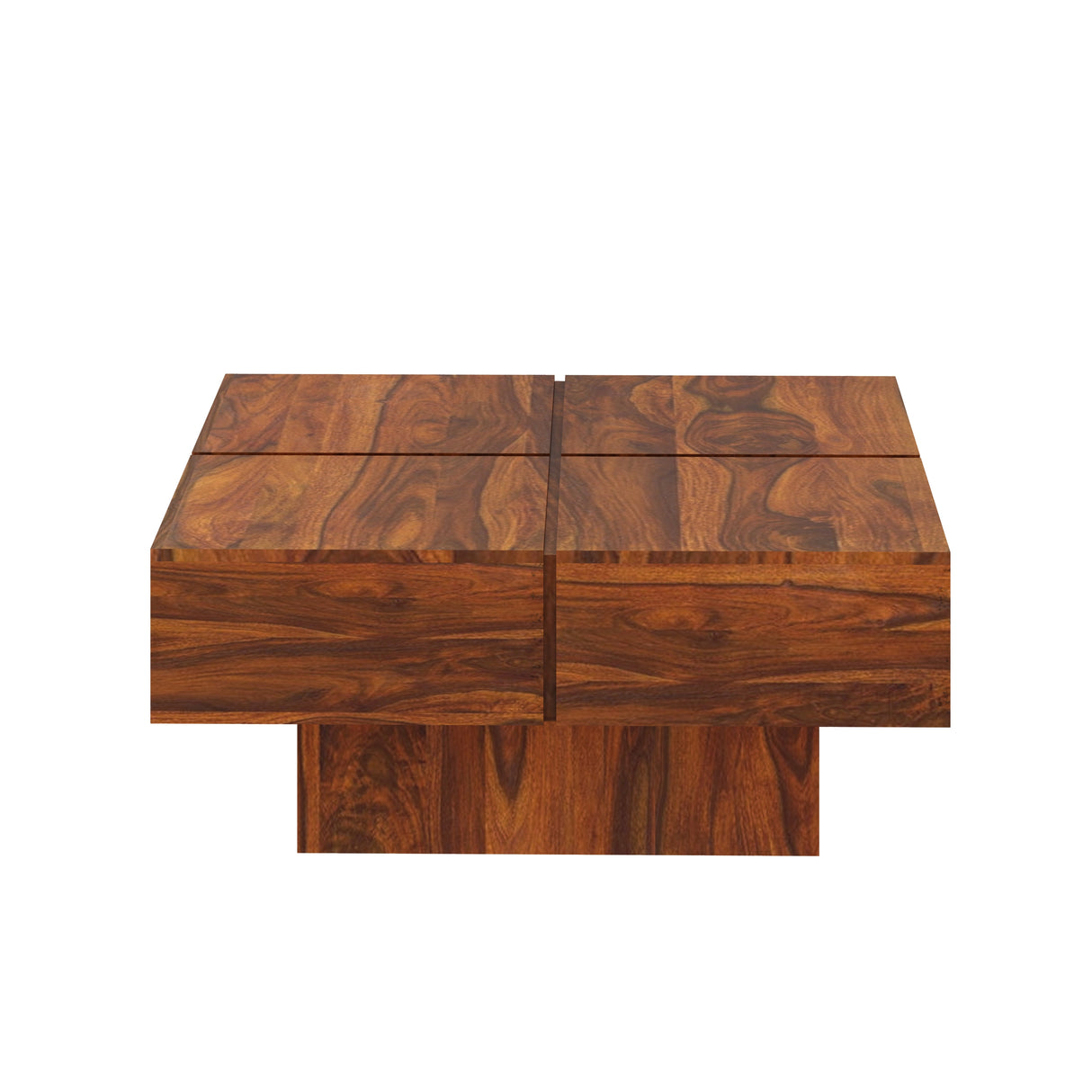 Mayor Solid Sheesham Wood Coffee Table - 3 Years Warranty