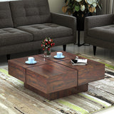 Mayor Solid Sheesham Wood Coffee Table - 3 Years Warranty