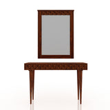 Raj Solid Sheesham Wood Console With Mirror - 3 Years Warranty