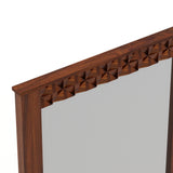 Raj Solid Sheesham Wood Console With Mirror - 3 Years Warranty