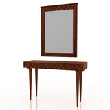 Raj Solid Sheesham Wood Console With Mirror - 3 Years Warranty