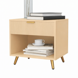 CHICAGO Solid Sheesham Wood Bedside Table - 3 Years Warranty (LUXE EDITION)