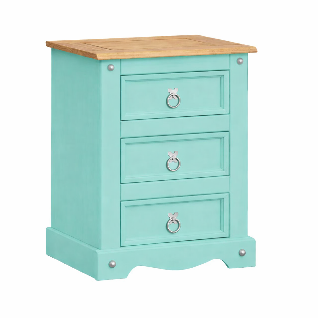 MONACO Solid Sheesham Wood Bedside Table - 3 Years Warranty (LUXE EDITION)