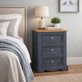 MONACO Solid Sheesham Wood Bedside Table - 3 Years Warranty (LUXE EDITION)