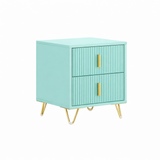 ROBERT Solid Sheesham Wood Bedside Table With 2 Drawers Storage - 3 Years Warranty (LUXE EDITION)