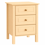 ISAAC Solid Sheesham Wood Bedside Table - 3 Years Warranty (LUXE EDITION)