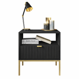 VENUS Solid Sheesham Wood Bedside Table - 3 Years Warranty (LUXE EDITION)