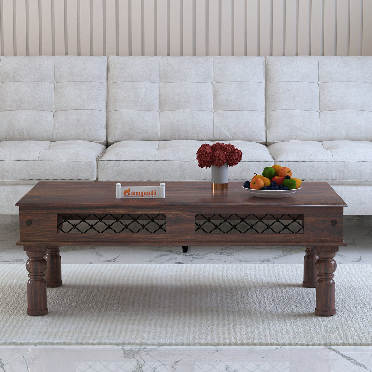 JODHPUR Solid Sheesham Wood Coffee Table - 3 Years Warranty