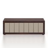 ROMEO Solid Sheesham Wood Coffee Table With Cushioning Design - 3 Years Warranty