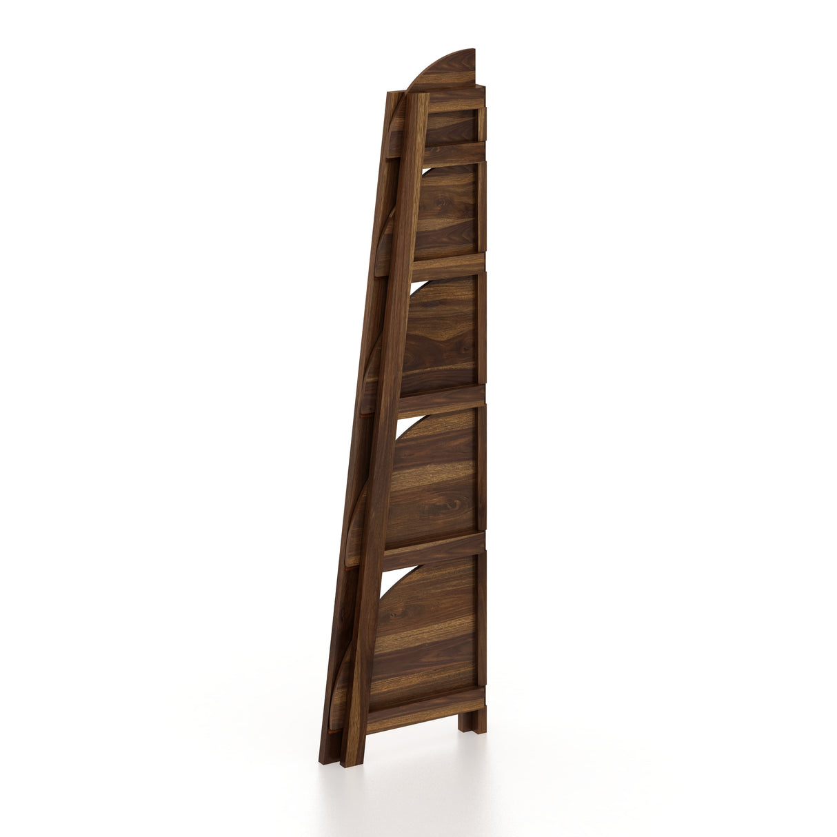 Italian Solid Sheesham Wood Corner Shelf - 3 Years Warranty
