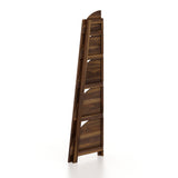 Italian Solid Sheesham Wood Corner Shelf - 3 Years Warranty