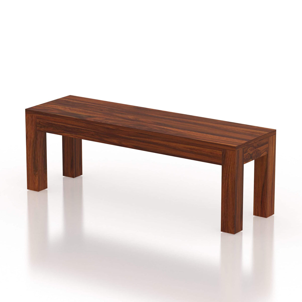 Mark Dining Bench  in Solid Sheesham Wood - 3 Years Warranty
