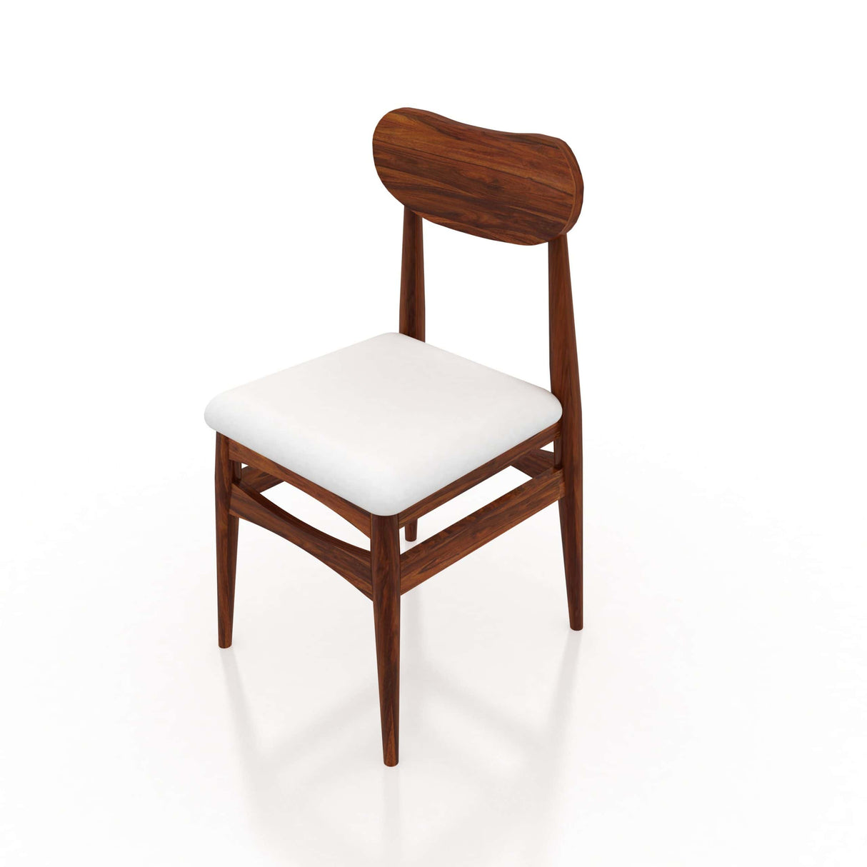 Oval Solid Sheesham Wood Set of-2 Office/Study/Dining Chair - 3 years Warranty